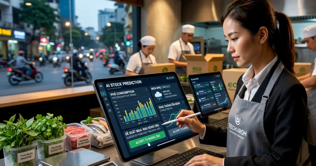 AI and Stock Prediction: How Restaurant Chains in Hanoi and Ho Chi Minh City Are Cutting Food Waste by 25%